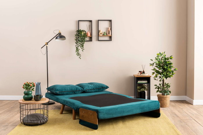 Atelier Del Sofa Cosmo Sofá-Cama de 2 Plazas Verde Petróleo Atelier Del Sofa Cosmo Sofá-Cama de 2 Plazas Verde Petróleo